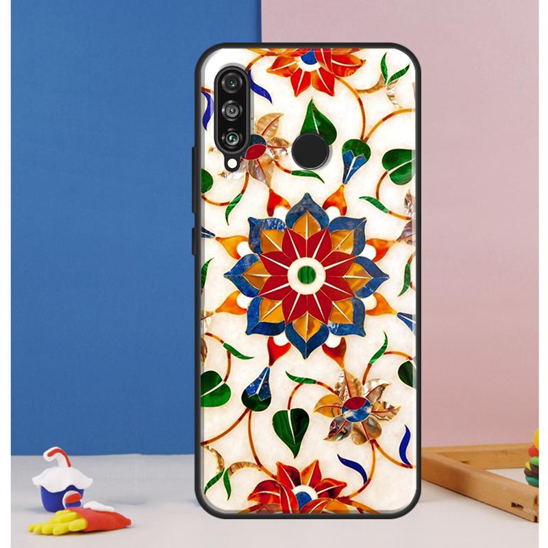 Moroccan Tile Case For Huawei Nova 12i 11i 8i 7i 12s Y73 Y70 Y90 Y60 Y72 Y61 Y91 9 10 SE P40 Lite P30 Pro