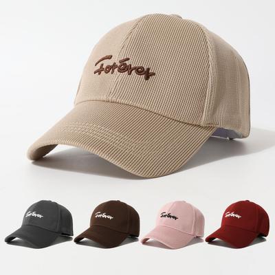 Autumn and Winter New All Match Face Showing Small Peaked Cap for Women Embroidered Letters Sun Hat Outdoor Commuting Casual Baseball Cap for Men