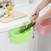 Hanging Trash Can Space Saving Large Capacity Uncovered Garbage Waste Bin for Home Kitchen Bathroom Small Size Green