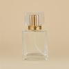 Spot 3050ml Square Glass Perfume Bottle with 15-Tooth Screw-Top and Thick Bottom, Reusable Cosmetic Spray Bottle