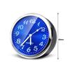 Car Interior Clock Auto Watch Thermometer Hygrometer Blue for Home Automobiles  Decoration Ornament Accessories