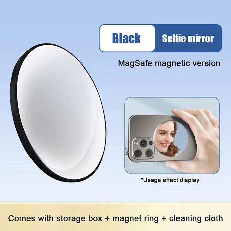 Pour Miroir Convexe Magnétique Smartphone Miroir de Beauté Vidéo Selfie Vlog Miroir Magnétique Pour Streaming Selfie