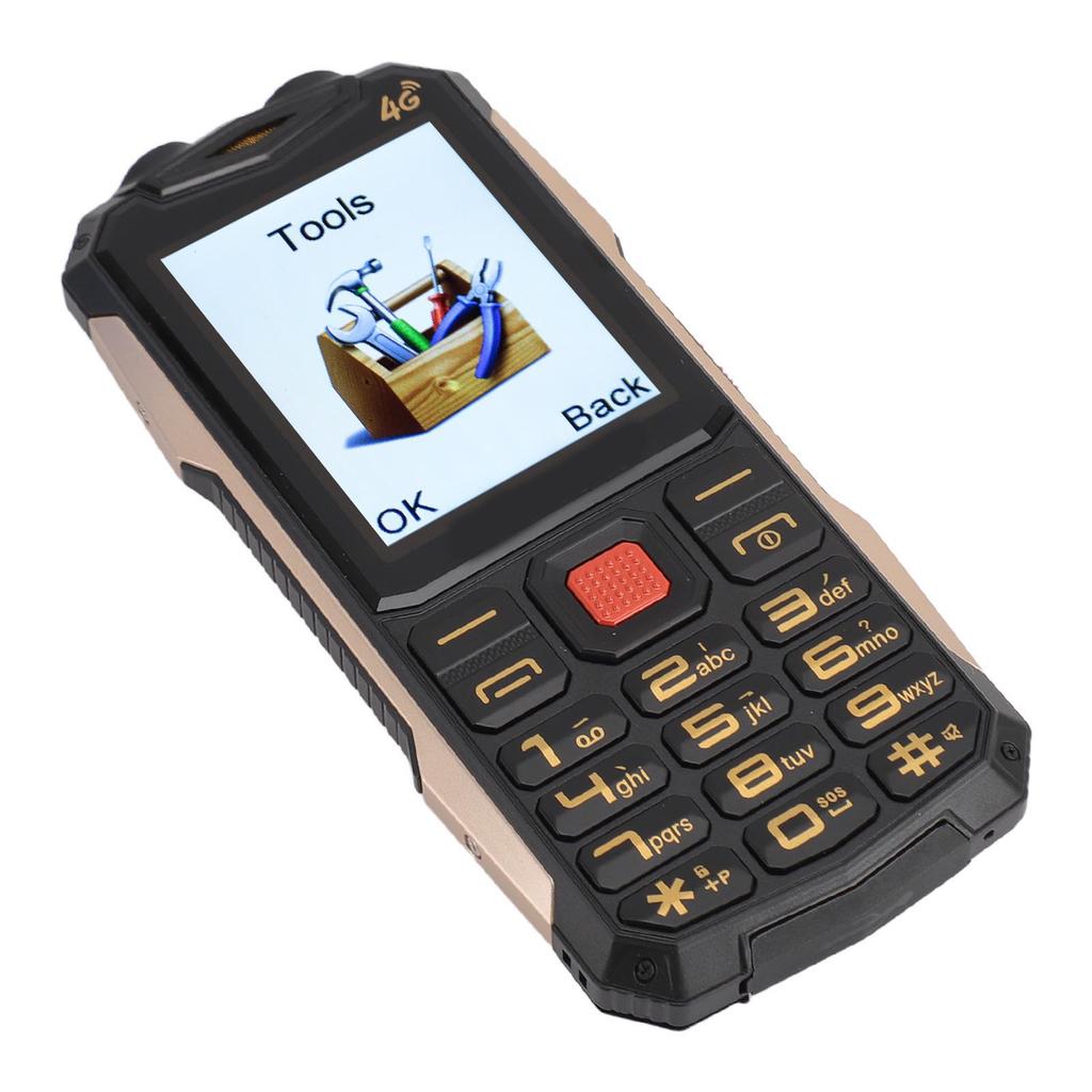 4800mAh Dual Card Dual Standby Big Button Clear Sound Big Fonts 1.3MP Camera 4G Mobile Phone for