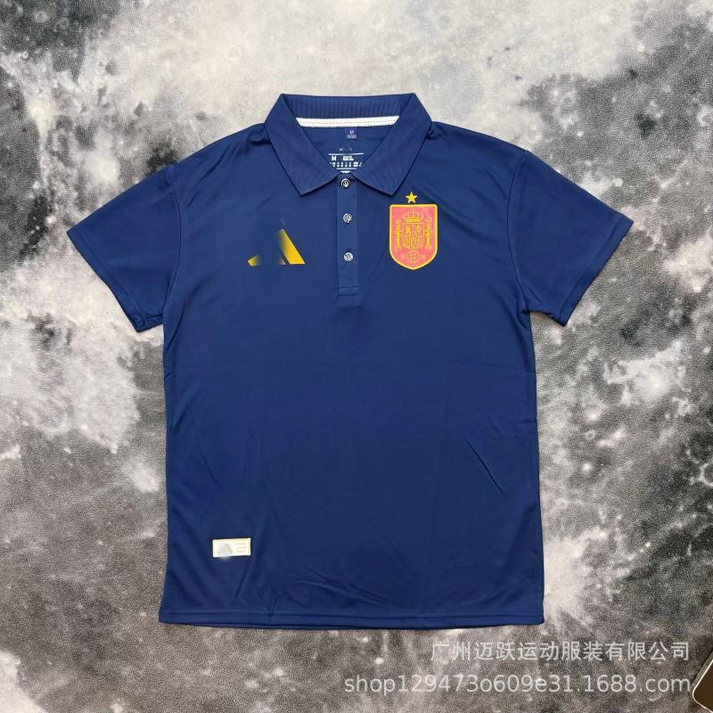 Sports Polo Shirts Football Fans - National Team Club Short Sleeve Tops Running Cycling Fitness