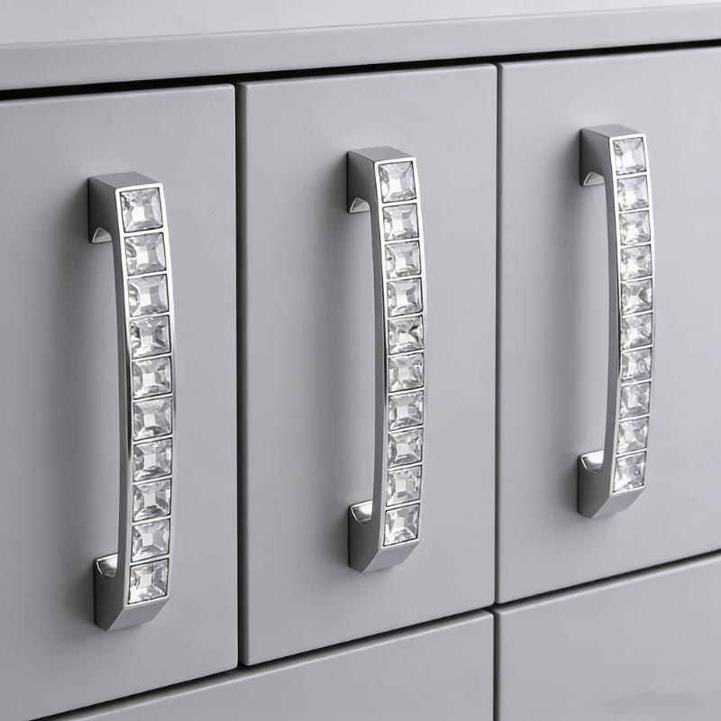 WTEMPO Furniture Hardware Cabinet Handles for Kitchen & Office Furniture Suitable for Cabinets Wardrobes Dressing Tables Drawers with Screws