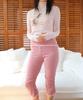 Nofficial Noffice Lace Trim Knit Capri Pink