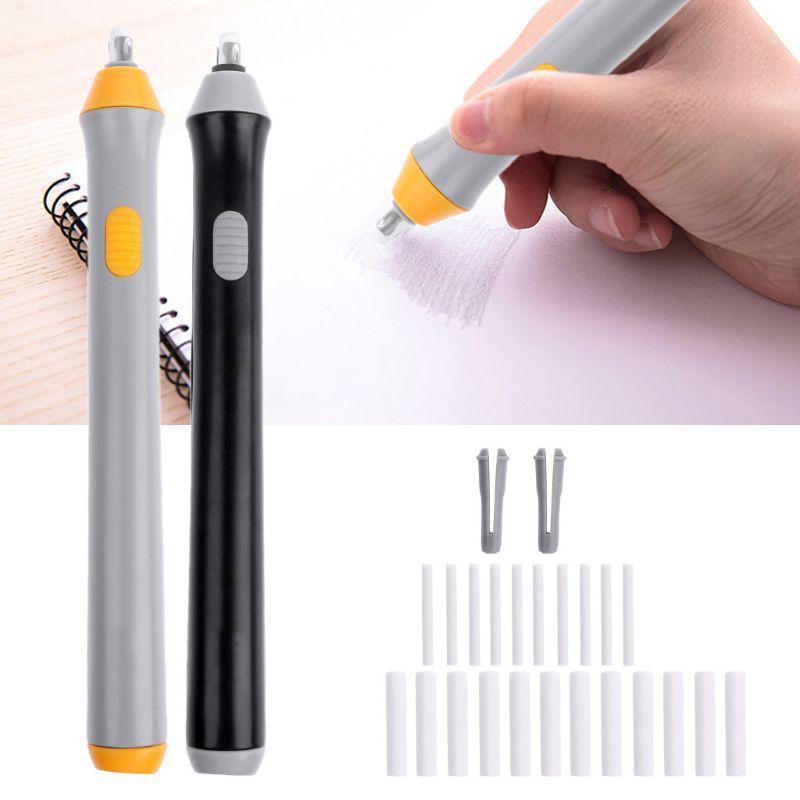 Electric Eraser Pencil Drawing Mechanical Cute Kneaded Erasers for Kids School Office Supplies
