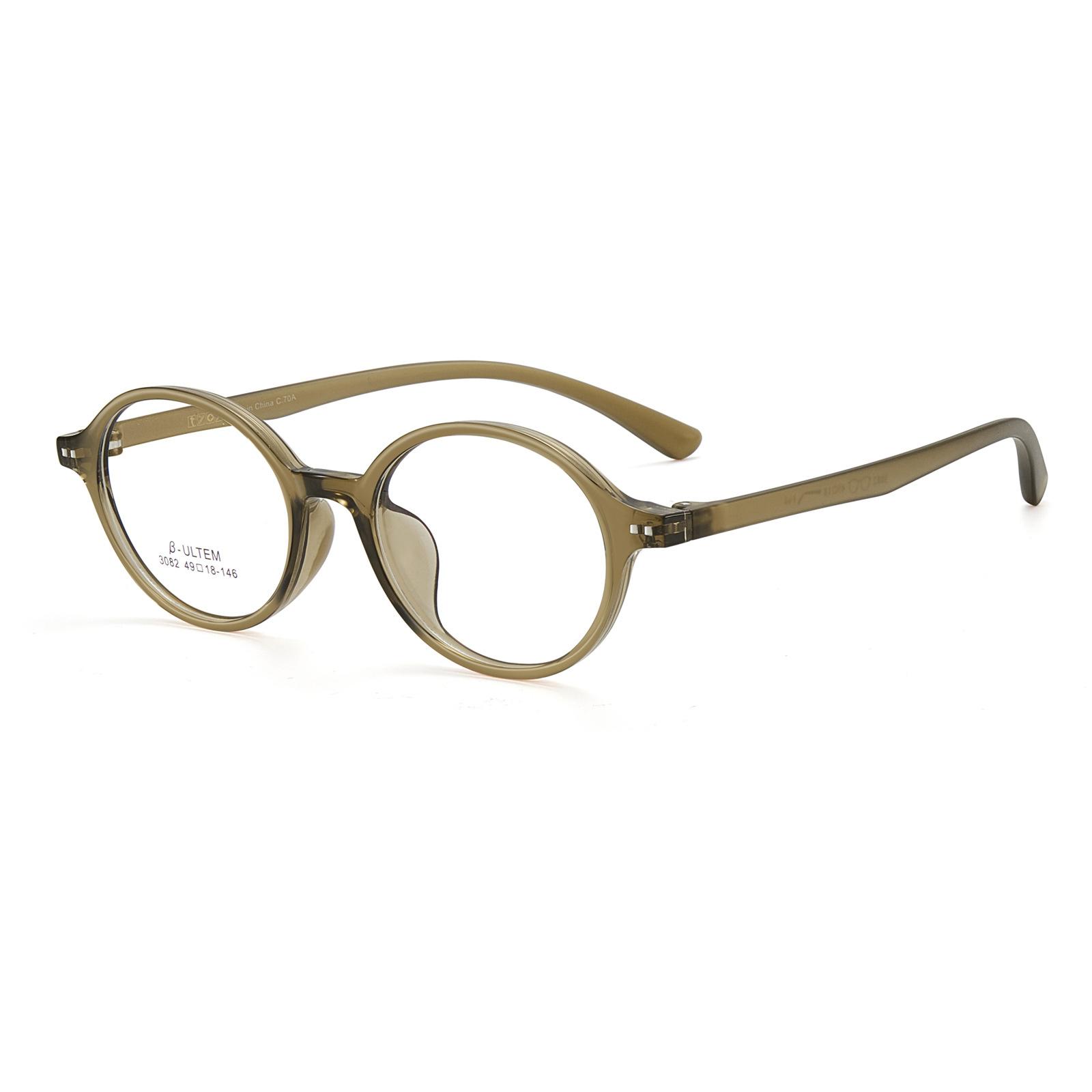 

Retro Oval-shaped Ppectacle Men Frame Photochromic Grey Anti Blue Ray Multifunction Customi Sunglasses High-prescription Eyewear Single Version&1.56&Anti Blue Ray зелений
