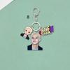 Stray Kids Porte-clés Acrylique Membre Portrait Cartoon Mignon Étiquette Nom Pendentif Charme Sac Porte-clés Support Ventilateur Marchandise Objet de Collection Cadeau
