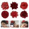 Stylish Rose Hair Decoraion Quality Hairpieces Women's Fashion Hair Decoration Adds Charm To Evening And Casual Use