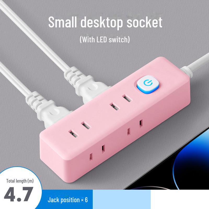 Dual Plug Socket with USB Ports - Two-Pin Extension Board