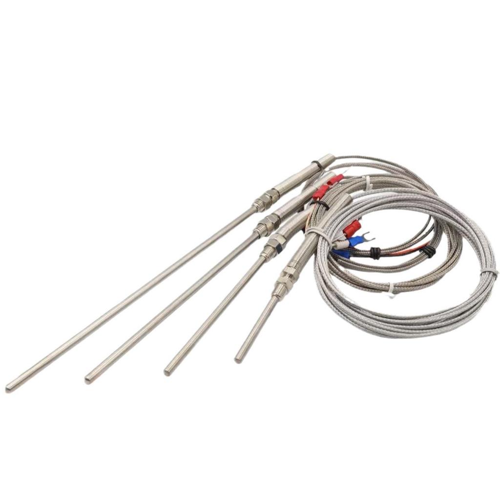 K-Type Thermocouple Probe Temperature Sensor with Shielded Wire