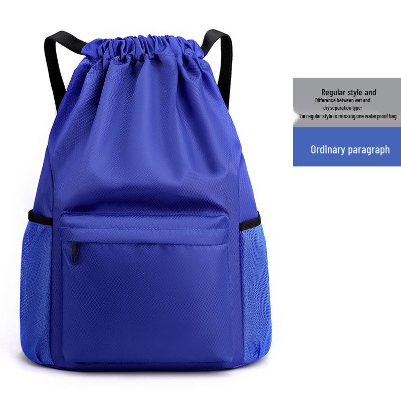 Portable Fitness Drawstring Backpack for Sports, Training, and Events