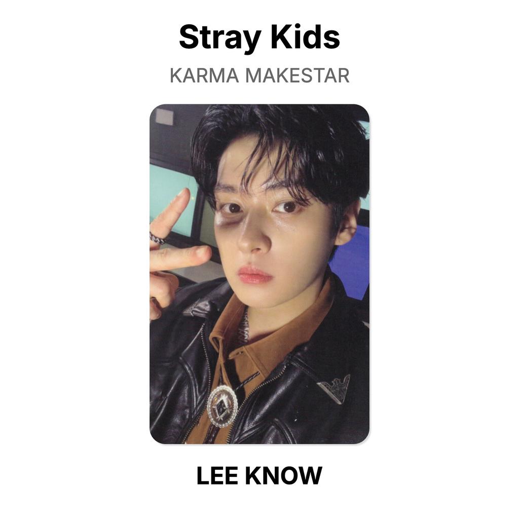 Stray Kids KARMA MAKESTAR Official Photocard