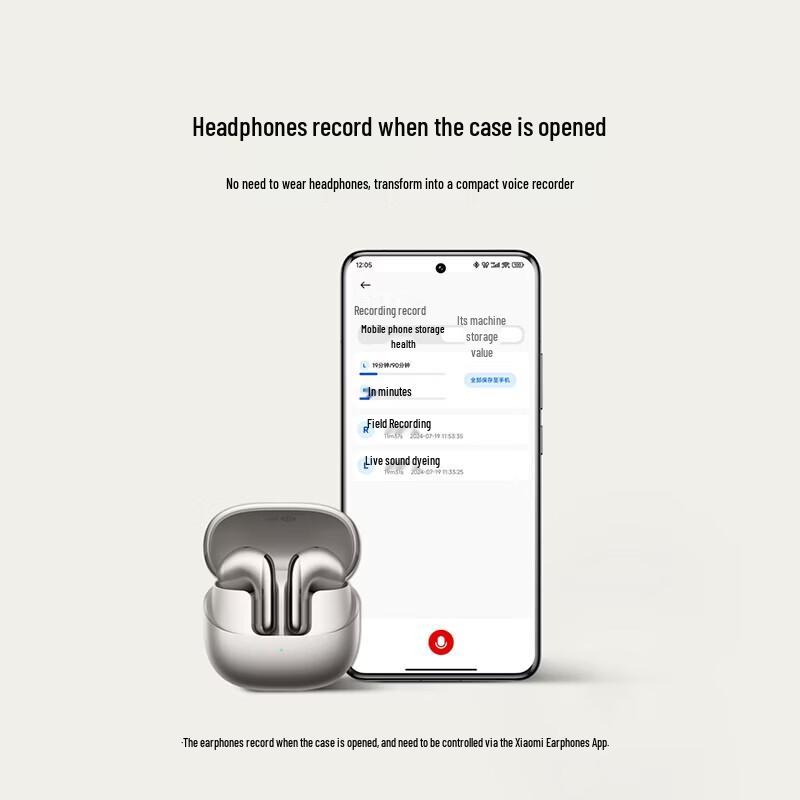 Xiaomi Buds 5 Half-in-Ear Noise Cancelling Bluetooth Earbuds