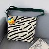 Slouchy Canvas Shoulder Bag for Women with Large Capacity