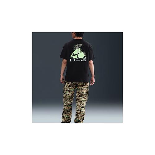 Nike ACG Comfortable Quick-Dry Loose Fit Short-Sleeve T-Shirt for Men, Black