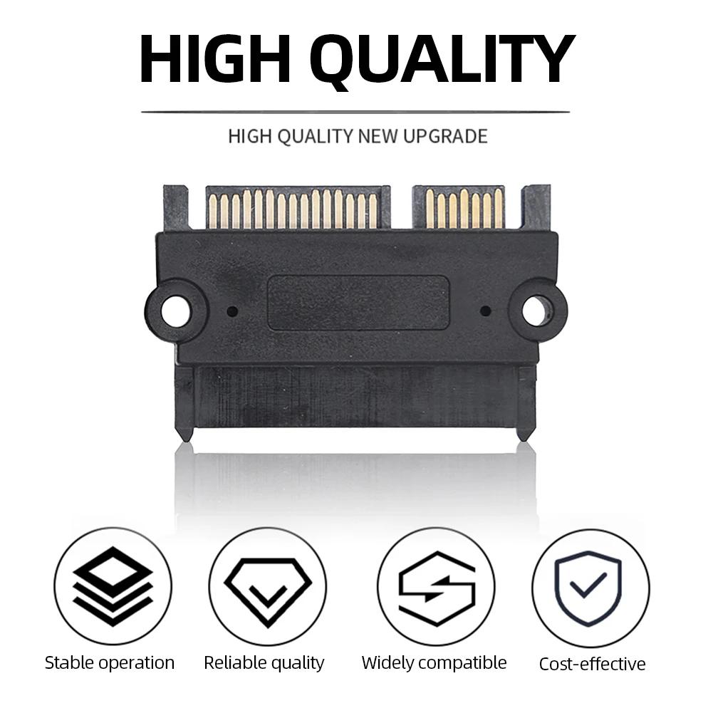 1-30pcs SATA Male To Female Power Data Converter 22Pin 7+15 Male To Female SATA To SATA Converter SATA To SATA Adapter
