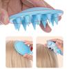 Silicone Scalp Massage Brush Hair Washing Brush Wet and Dry Shampoo Brush Body Scrubber Bath Brush Head Massage Brush