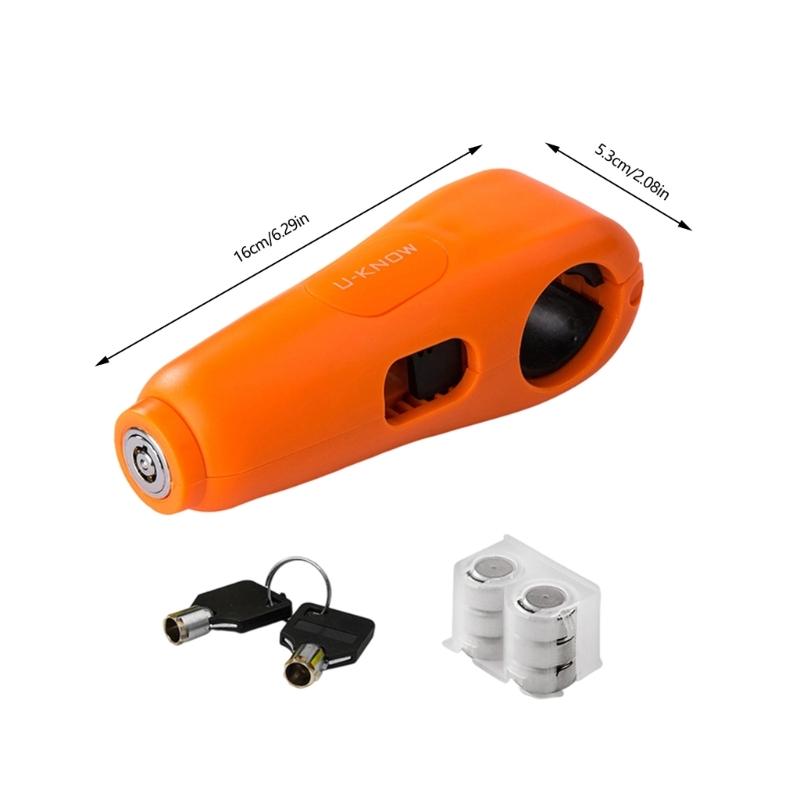 Motorcycles Lock, Anti Theft Grip-Lock,Security Locks for Throttle & Brake Handlebar,Lock Front Brake & Clutch