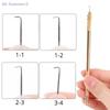 {Summer2} Detachable Brass Handle Wig Making Repair Needles For Lace Wig Making Ventilating Needle DIY Hair Extention Tools