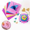 50 Sheets of Sparkly Origami Aurora Foil Colorful Paper Glitter Thousand DIY Craft 10 Colors Paper, Colors, Origami, Single-Sided Origami, Art, Paper,