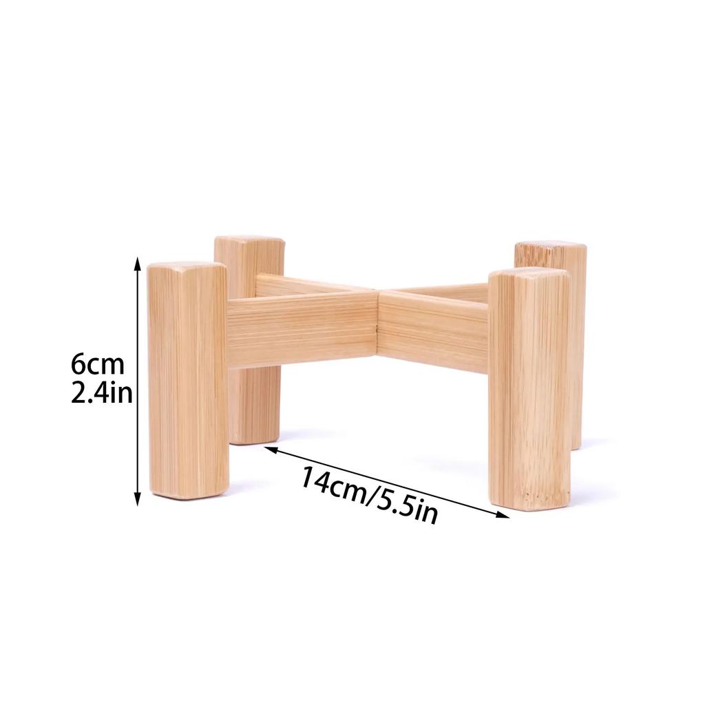 Flower Pot Holder Plant Stand Garden High Quality Bamboo Sturdy Space Saving Flowerpot Rack Home Decoration Bonsai Holder