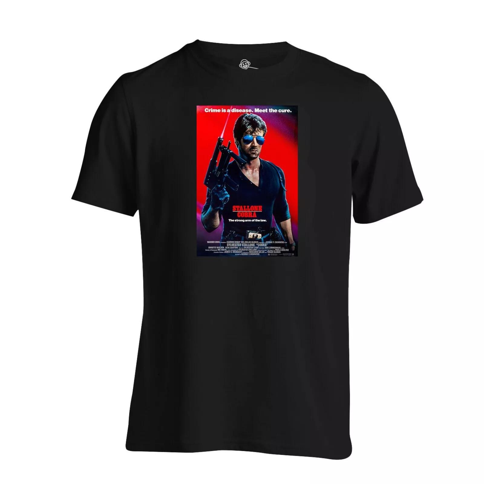 Cobra 1986 T Shirt Classic Movie Film Poster Print 4XL