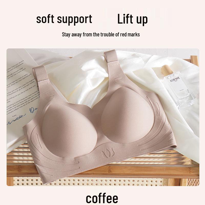 Seamless Washable Sports Bra: One-Piece, Thin Style, Beautiful Back Design, Large Chest Minimizer