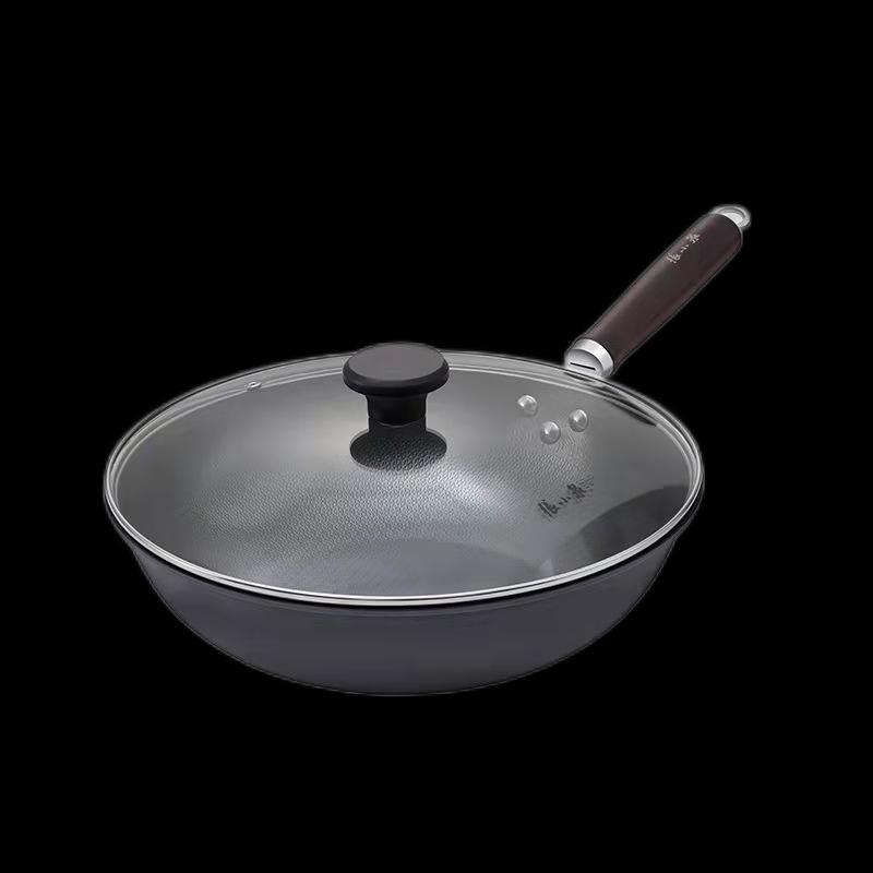 Zhang Xiao Quan Wanjia Denghuo 32cm Iron Wok