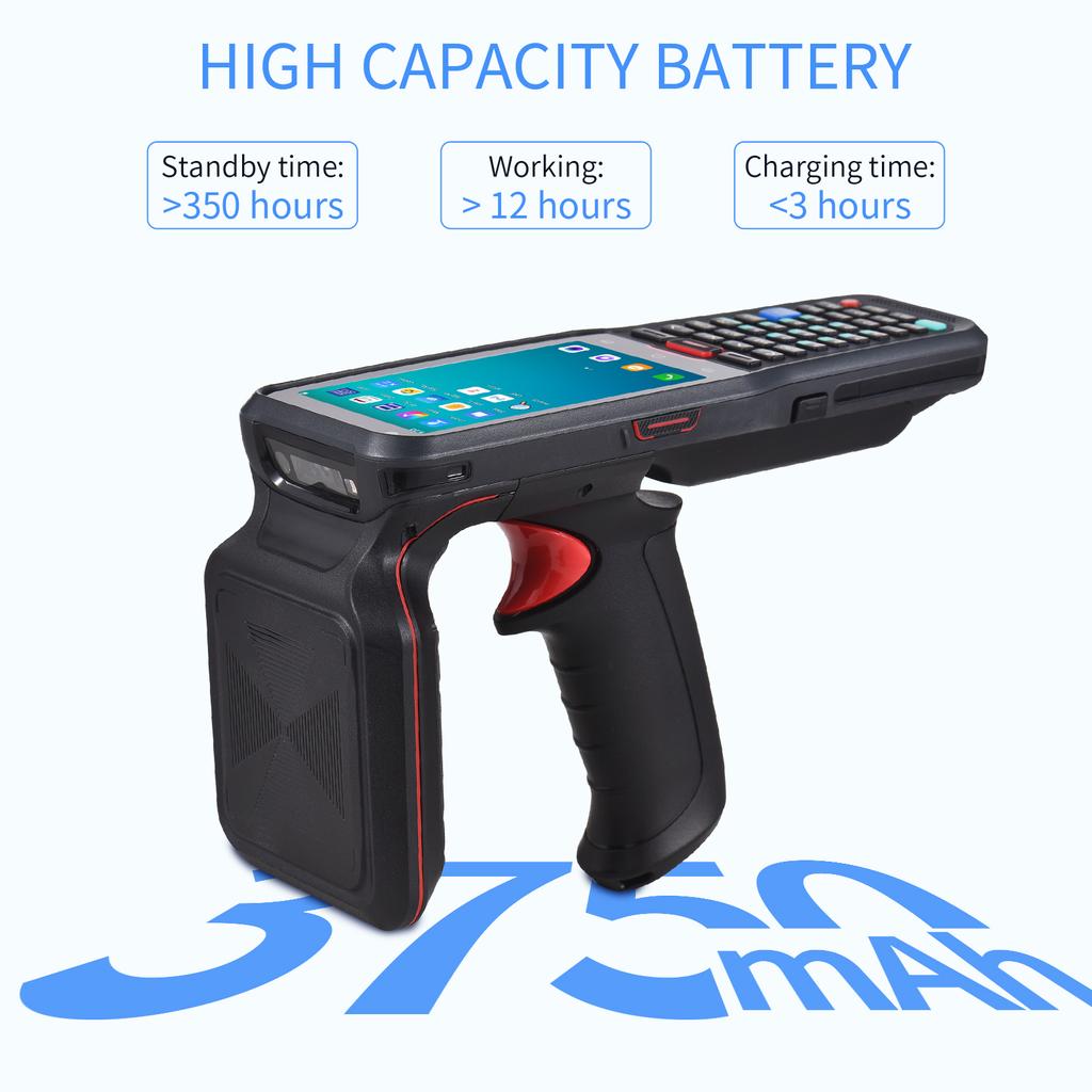 Android 10.0 1D/2D/QR Barcode Scanner Handheld Mobile Terminal PDA with Honeywell 2D Scan Engine