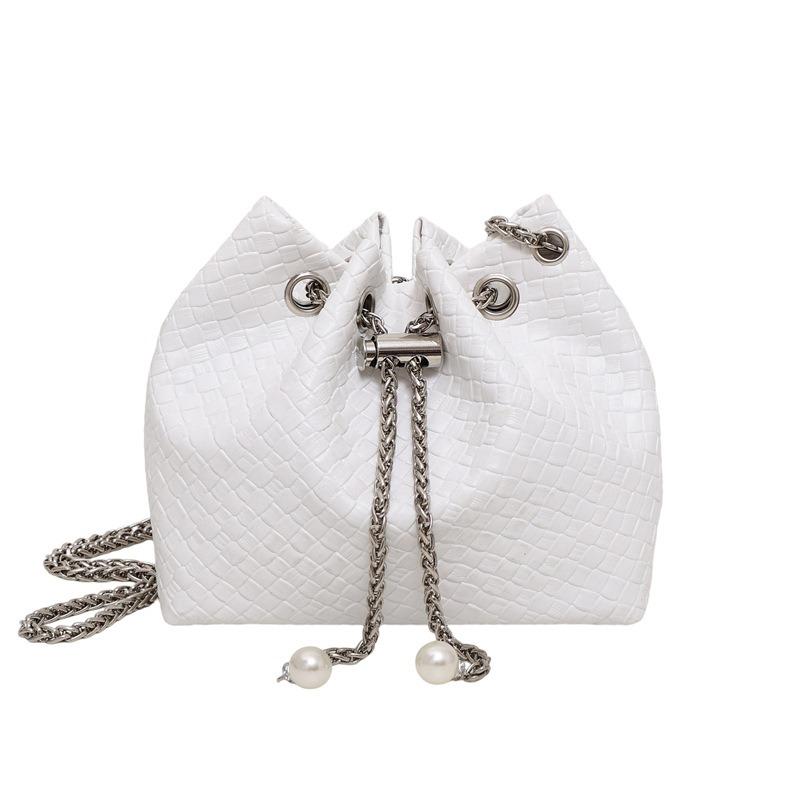 Portable Bucket Bag Women's New Summer Small Satchel Crossbody Fashion Trend Chain Bag