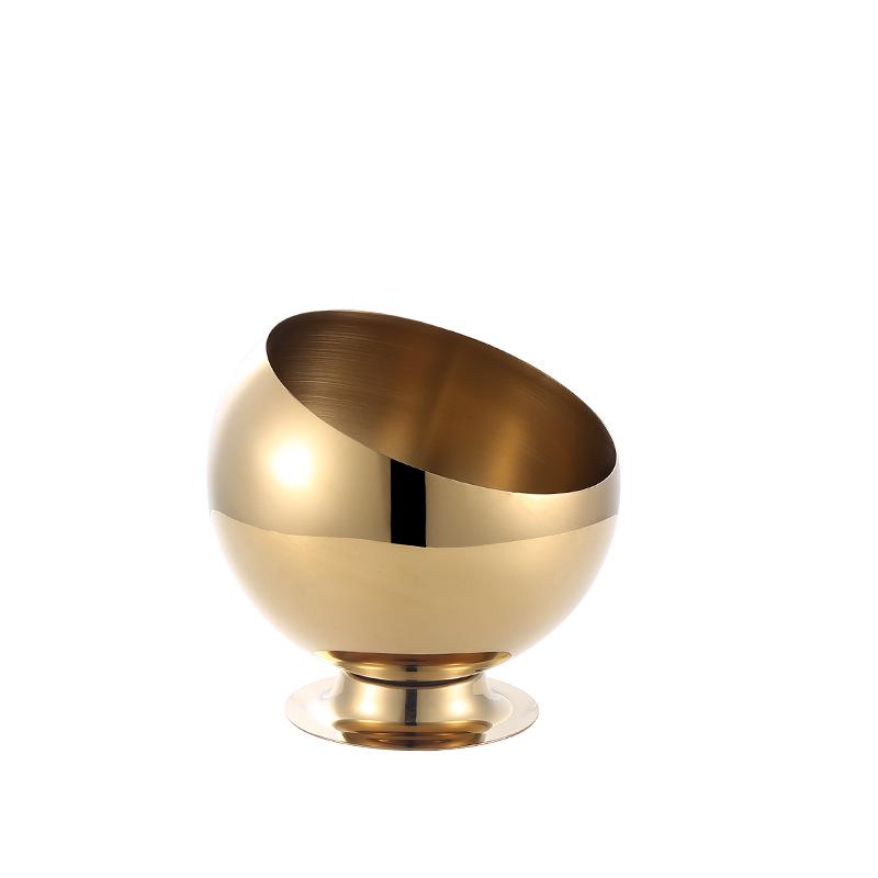 Korean-Style Stainless Steel Slanted Bowl for Hot Pot and Self-Service Seasoning