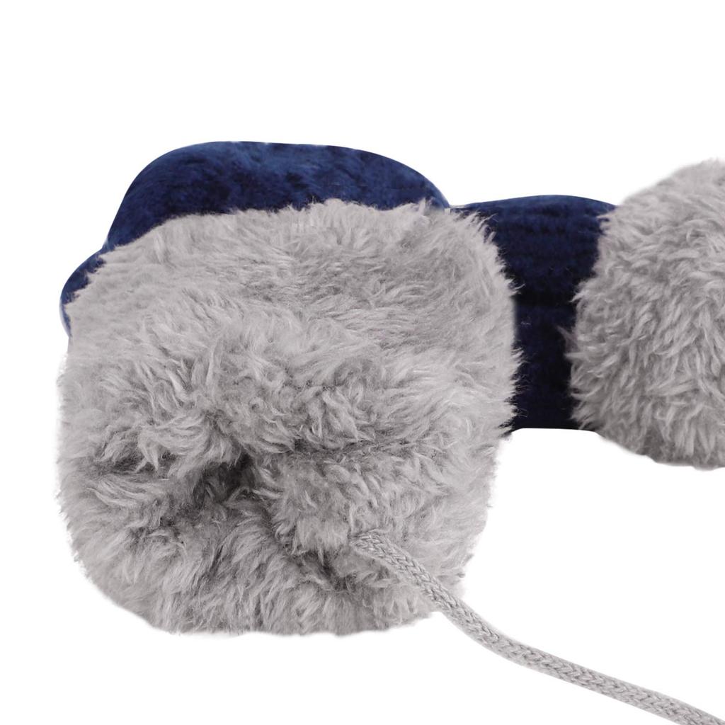 FakeFace Winter Warm Knit Solid for Toddlers Boys and Perfect for and Playing In the Includes Neck Kids' Mittens, Gloves, Double-Layered, Color, (Ages