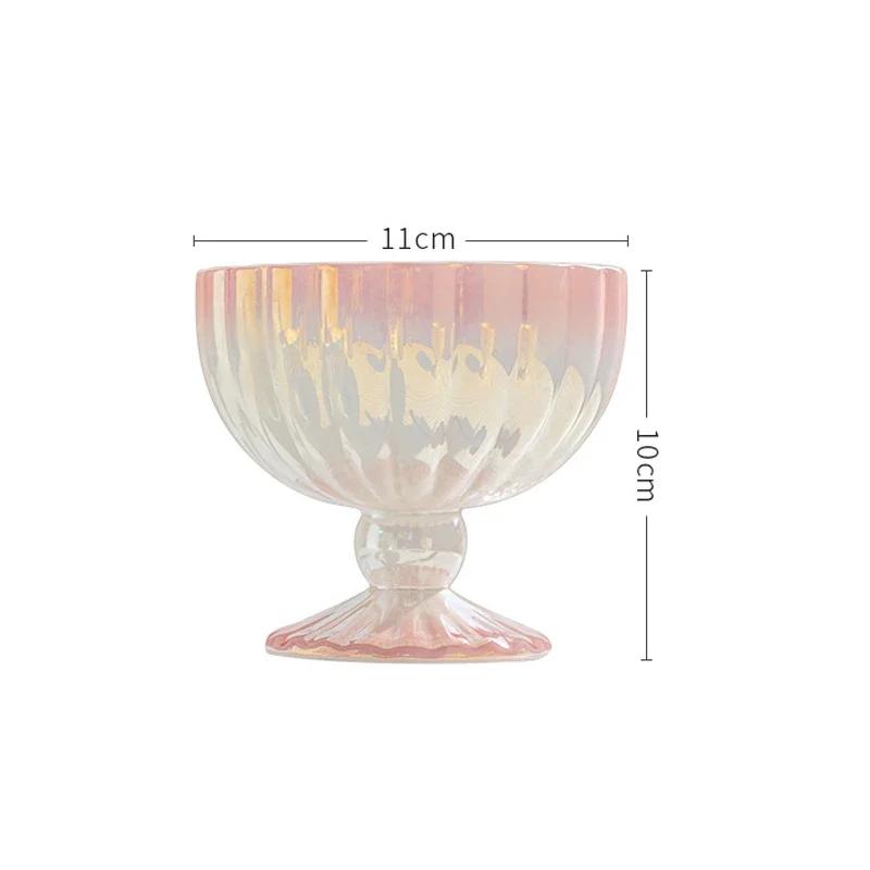 1pc Ceramic Ice Cream Bowl Creative Dessert Baking Cake Bowl for Home Restaurant Ceramic Mug Yogurt Bottle Tableware Accessories