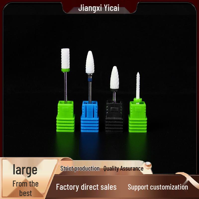 Nail Salon Ceramic Grinding Head & Brush Set – 7 Pieces