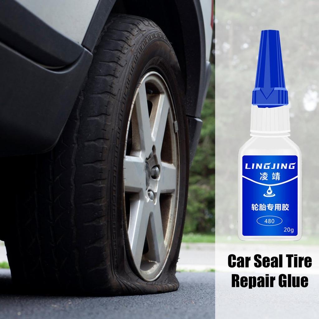 Generic Car Tire Crack Repair Adhesive, Car Tire Repair Glue - Waterproof Tire Scratch