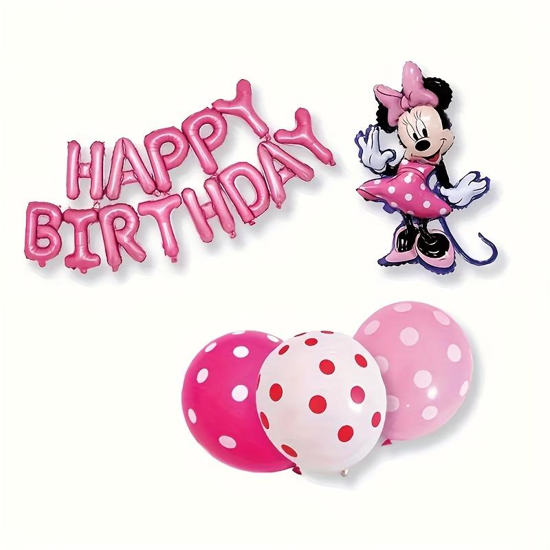 1set Cartoon Mickey Mouse & Friends Mickey Mouse Number Balloon Set Birthday Baby Shower Party Decor Balloon Supplies Kids Favor