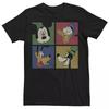 S Mickey And Friends Group Comic Panelsc Black TShirt