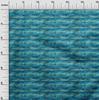oneOone Cotton Flex Blue Fabric Crocodile Animal Skin Sewing Fabric By The Yard Printed Diy Clothing Sewing Supplies 40 Inch