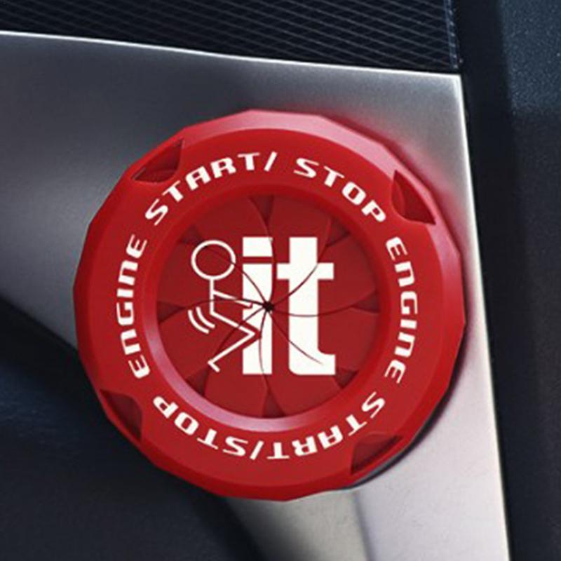 Startknopfabdeckung Startzündung Abdeckung Kratzschutz Auto Motor Knopf Dekorring Abdeckung Auto Motor Dekor