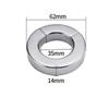 Penis Ring Magnetic Lock Metal Scrotum Pendant Ball Stretcher Testis Weight Cock Ring Penis Restraint Stainless Sex Toys for Men