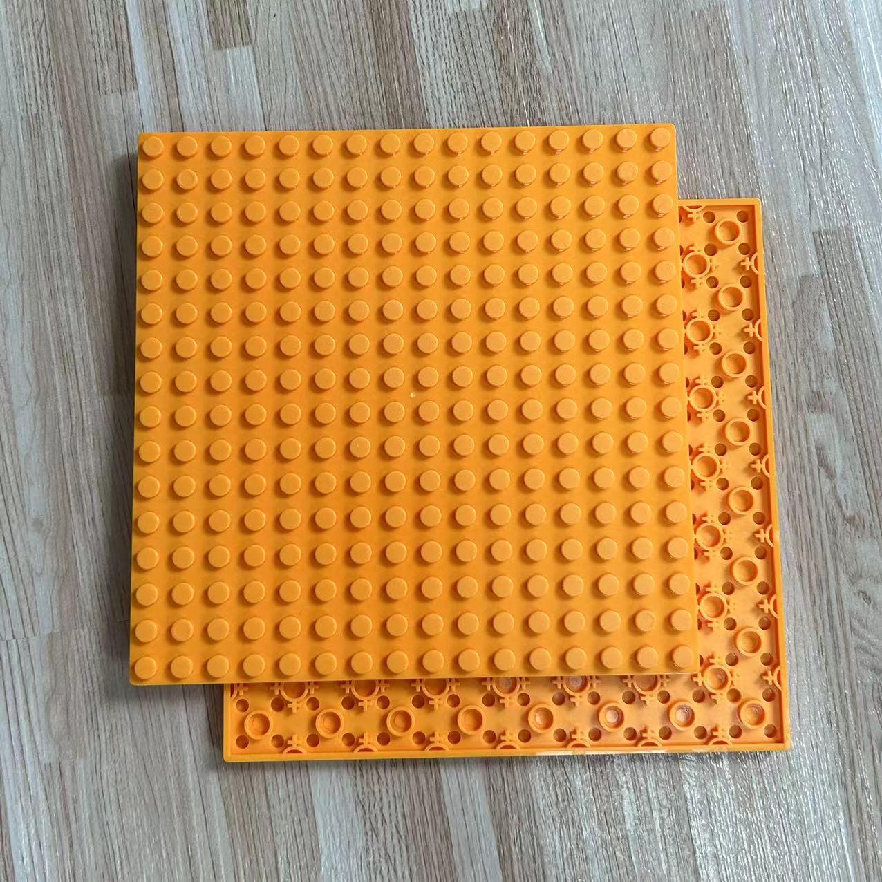 

Трансграничные строительные блоки MOC: Двусторонняя базовая пластина 16x16, совместимая с LEGO 91405 12.8x12.8 cm оранжевый