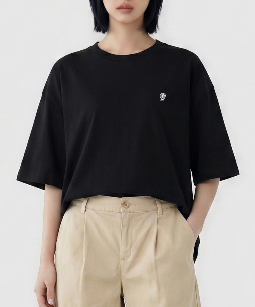 Hapeunain Signature Symbol Embroidered Short Sleeve T-Shirt I05Jrd_Hbx11332
