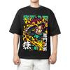 Demon Slayer Tanjiro Kamado Hinokami Kagura with Japanese Text Anime Print T Shirt Men 2026 Summer Casual Streetwear