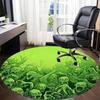 1PCZombie Swarm Office Round Area Rug,  Mat Suitable For Office, Under Office Chairs Bedroom Living Room Home Decor, Room Deco