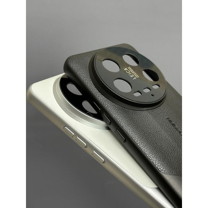 Luxury Leather Phone Case for Xiaomi 15 Ultra Matte Splicing Plating Hard Bumper Cover for Xiaomi 15 Pro 14 Ultra 15Ultra Shell