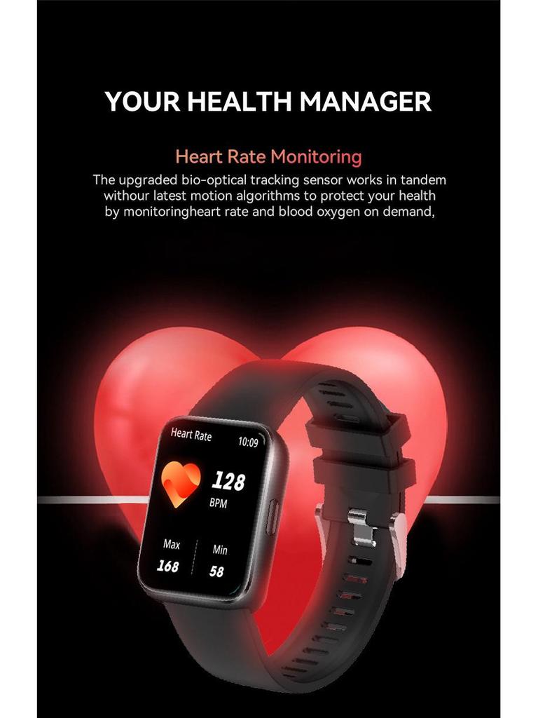 Valdus VS13 Bluetooth Call Smartwatch 1.75" Dafit Sport TFT Monitor