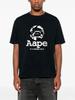 Bawełniany T-shirt AAPE Oversize (Druk SK8)