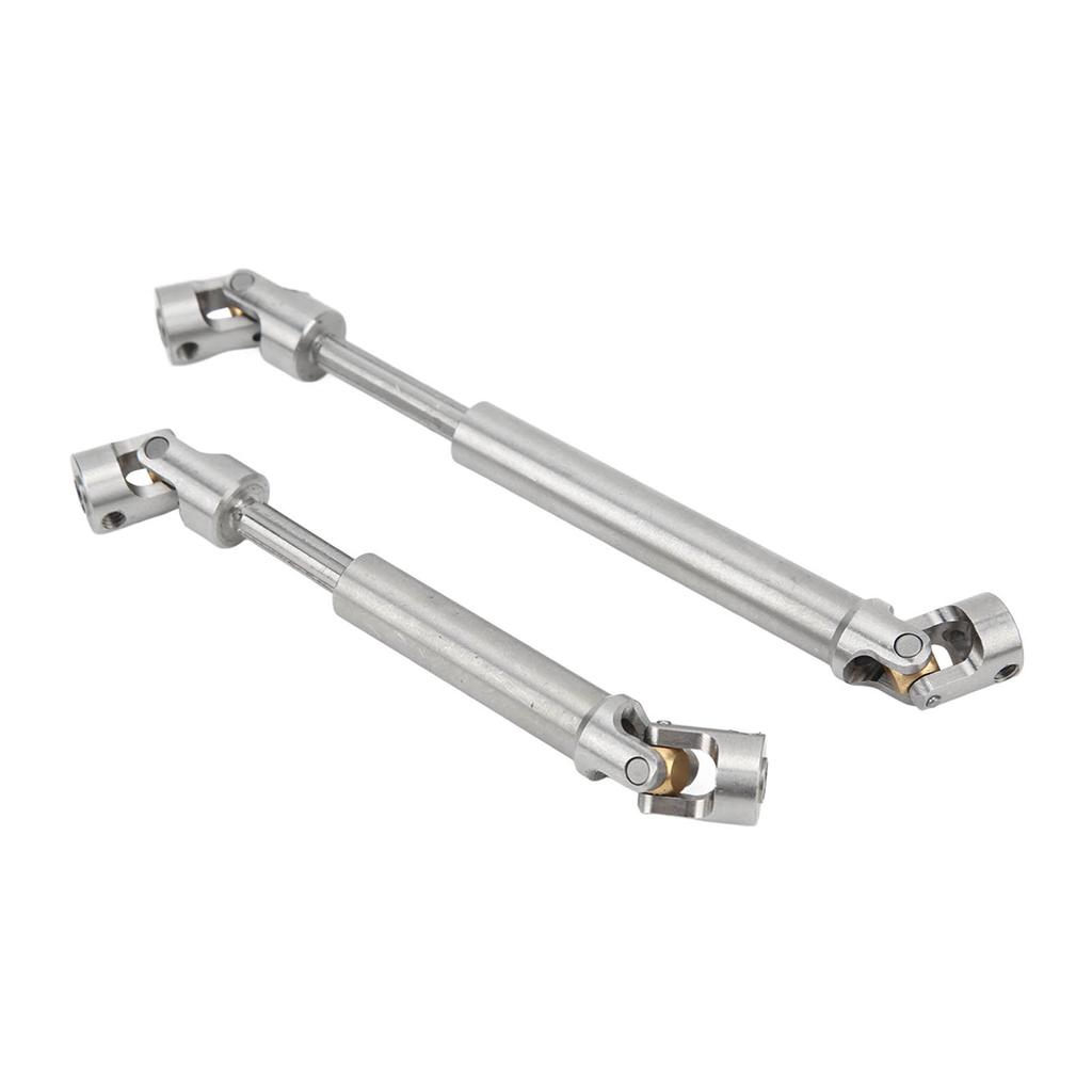 2PCS RC Drive Shaft Stainless Steel Adjustable for 1/10 313mm Wheel Base Remote Control Car